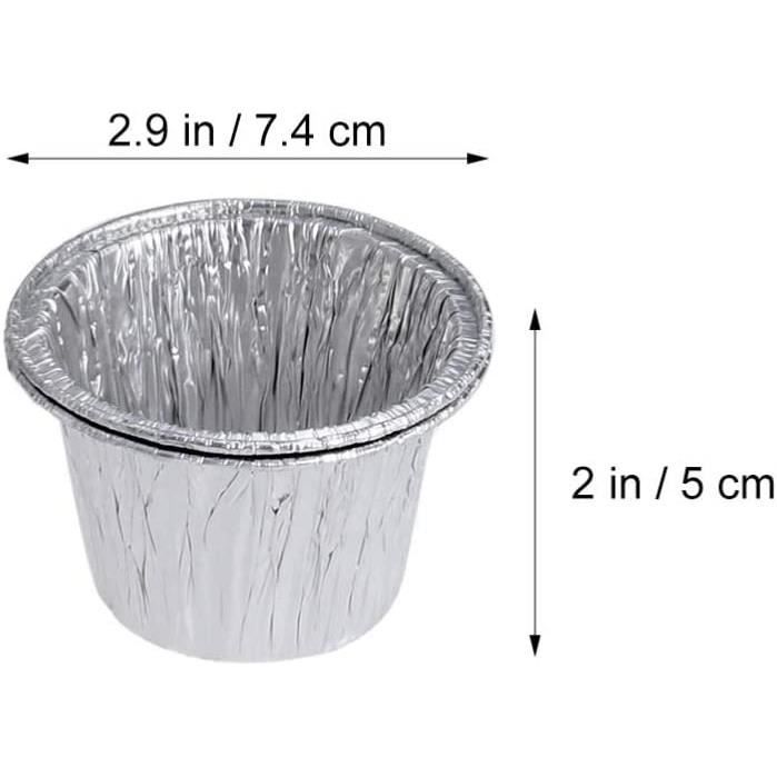 100 Moules à Cake Jetables Aluminium 1100 ml /
