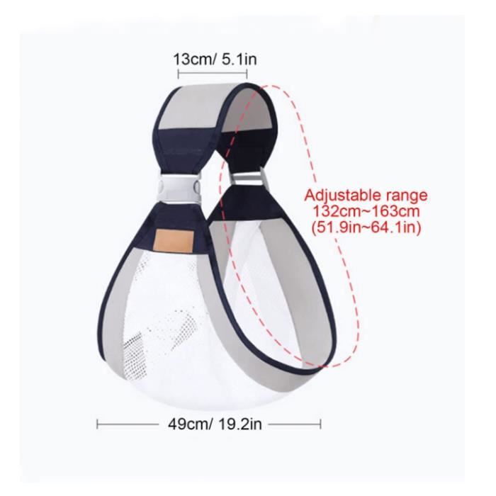 Écharpe De Portage Bébé Lvjkes - Multifonction 0-36 Mois Jusqu'à 20 Kg - Posture Ergonomique En M - Vert Matcha