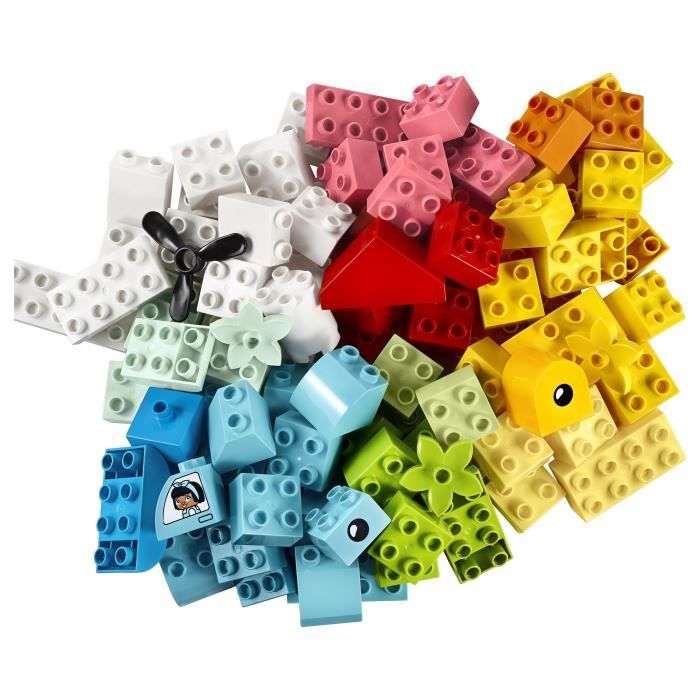 LEGO 10909 DUPLO Classic La Boite Coeur Premier Set Jouet Educatif Briques de construction pour Bebe 1 an et demi Cdiscount Jeux Jouets