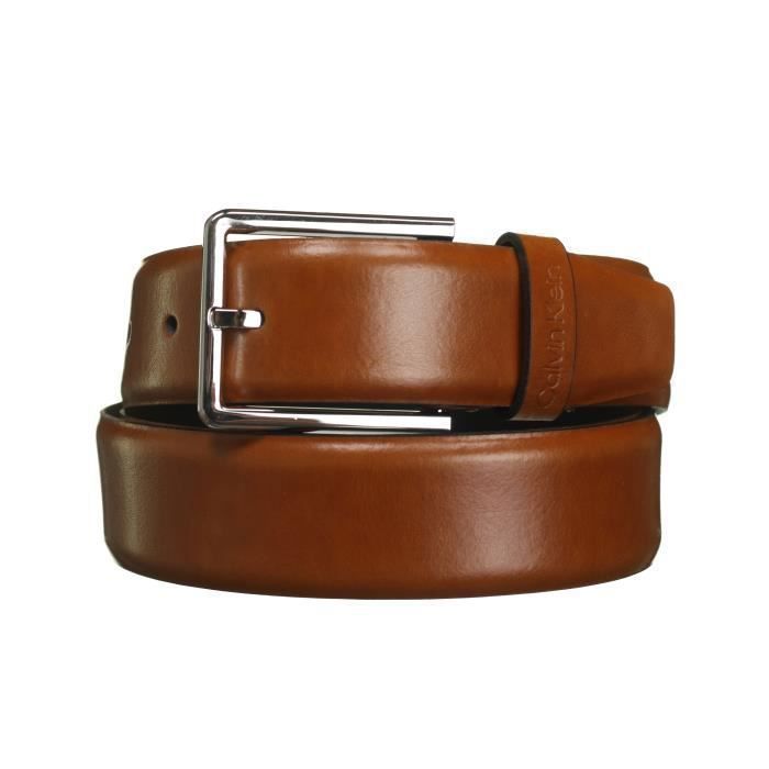 Ceinture Calvin Klein K50k505173 Bombed Belt Gb Marron