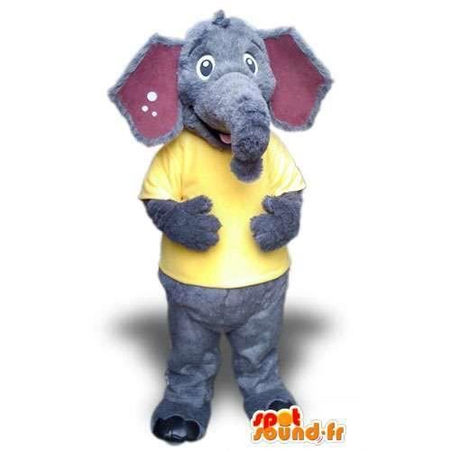 Déguisement Mascotte Éléphant Gris - Taille Unique Adulte - Costume Animal  - Carnaval - Cdiscount Jeux - Jouets