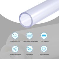 QUARKZMAN Tube en PVC, 20mm de diamètre intérieur x 25mm de diamètre