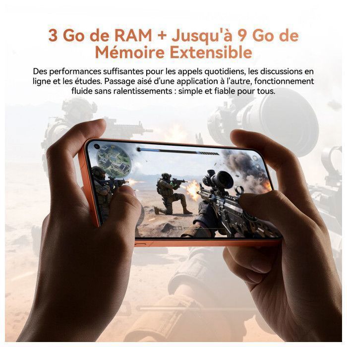 Blackview WAVE 2C Smartphone, 12Go (3+9) RAM /32Go ROM, Écran 5” 5MP ...