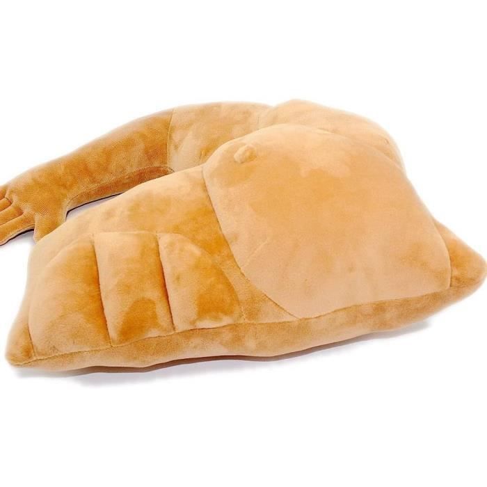 Oreiller De Lecture Pour Lit - Coussin Dossier Avec Accoudoirs Et Rouleau Cou Amovible - Jaune 75x40x58cm