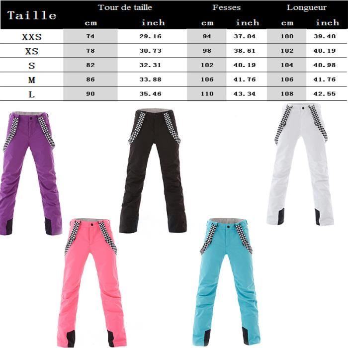 Ceinture pantalon ski femme cheap