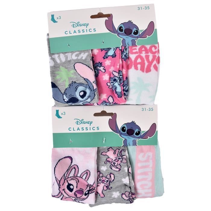 10 Paires De Chaussettes Stitch Lilo & Stitch – Baskets Basses Mignonnes Pour Enfants – Coton Léger Et Respirant, Lot De 10