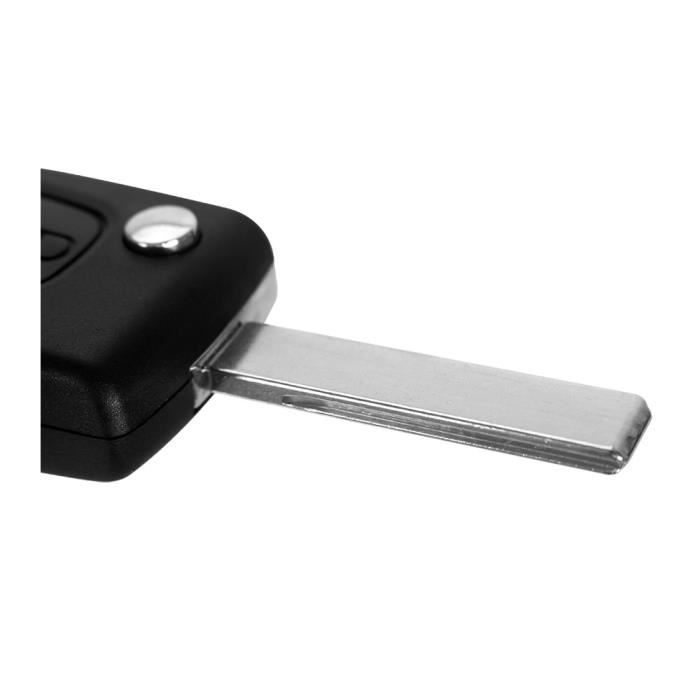 Coque Clé Voiture SALPIE Pour Citroën Et Peugeot - Remplacement Télécommande, Design Élégant