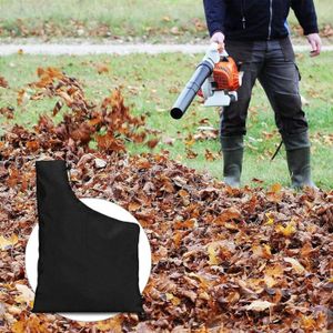 Sac De Rechange En Tissu Oxford Pour Souffleur De Feuilles - Environ 44x60 Cm - Argenté - Lavable Et Durable - 6