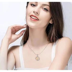 Pendentif Femme Or 9 Carats Avec Diamant 0.07 Carat – Neuf étiqueté