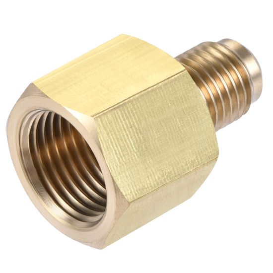 Raccord Coudé Laiton 45° 3/8 X 1/8 NPT Mâle - Paquet De 2, Couleur Cuivre, Neuf