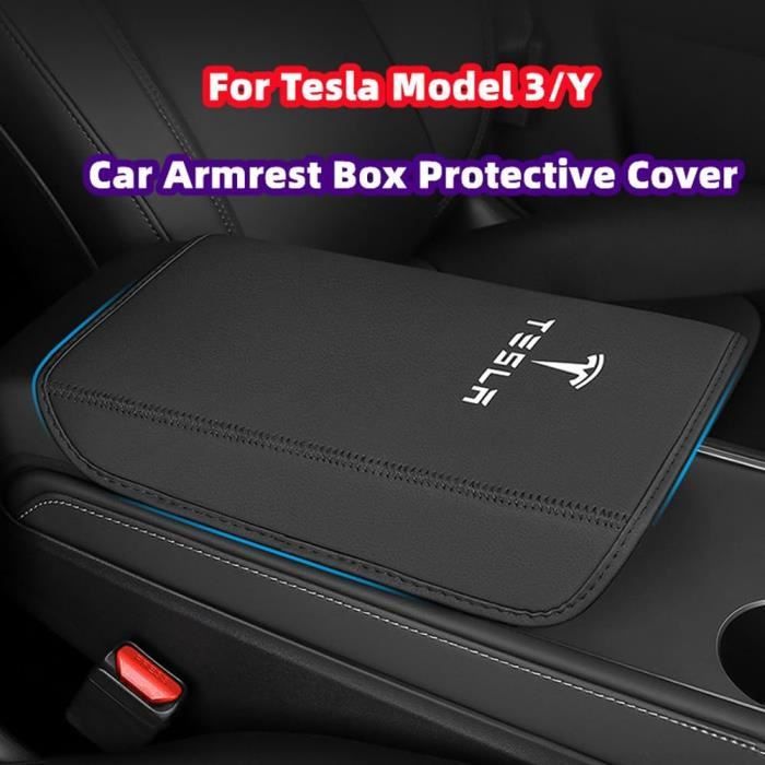 Housse de protection pour boîte d 39 accoudoir de voiture pour Tesla modèle  3 modèle Y housse d 3 Trunk Side Pad 3 Trunk Side Pad - Cdiscount