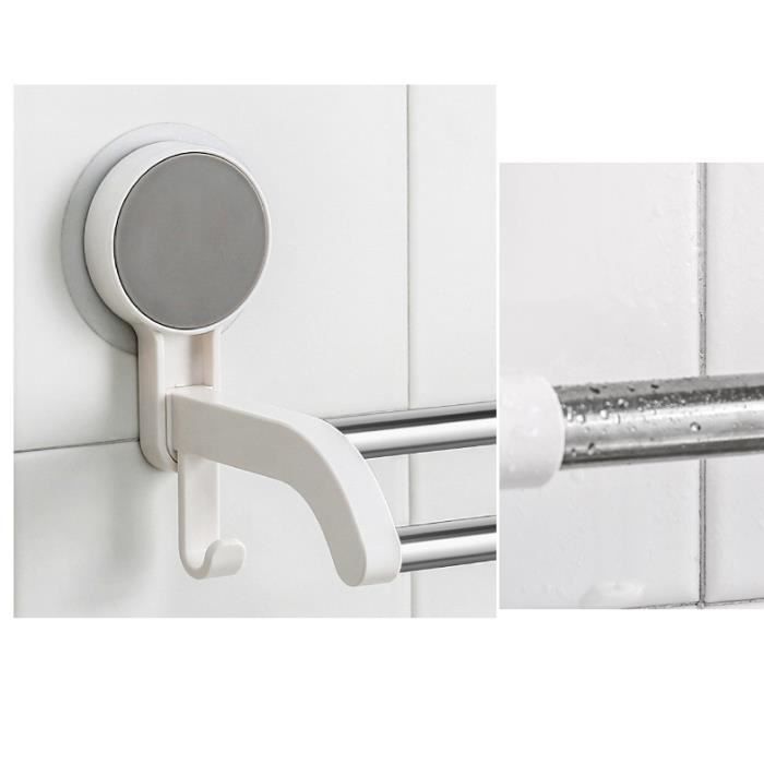 Porte-serviettes mural en acier inoxydable, sans perçage, adhésif 3M Porte-serviettes mural en acier inoxydable, sans perçage, adhésif 3M