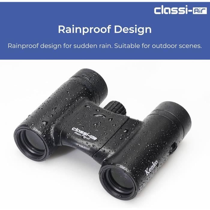 Kenko Classi-Air Jumelles 10x21 DH Dorées – Ultra Légères, Pliables, Compactes Et Étanches à La Pluie