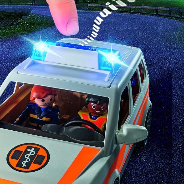 Voiture et Ambulancier – 70050 (Playmobil) – L'ARBRE AUX LUTINS