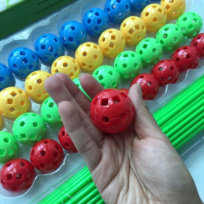 Boules Collantes à Construire – 800 Pièces + Accessoires – Boîte De Rangement – Jouet Créatif Dès 3 Ans – Cadeau Parent-Enfant