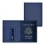 Portefeuille Passeport /Étui de Protection Simili Cuir Marron kwmobile Porte-Passeport avec Compartiments Cartes avec Emplacement Carte Bleue