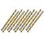 sourcing map Per/çage 6,3mm Dia 100mm long tige droite plaqu/ée Titane Foret h/élico/ïdal