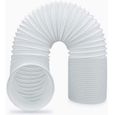 Tuyau flexible pour climatiseur mobile-Tuyau d'échappement en PP-Pour climatiseurs mobiles-Longueur 1,5 m,diamètre 15 cm