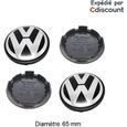 Caches moyeux Volkswagen - Centres de roues x 4 - Diamètre 65 mm pour jantes 3B7 601 171-0
