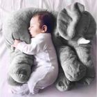 BRAND Oreiller - Elephant - 60cm - Peluche Douce - Coton PP - Design Simple