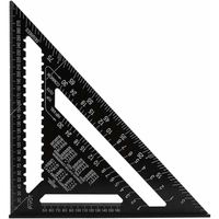 Règle triangulaire métrique professionnelle, 30cm/300mm, règle de haute précision pour le travail du bois, en alliage d'aluminium