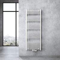 Sogood radiateur de salle de bain sèche-serviette 160x60cm radiateur tubulaire vertical chauffage à eau chaude blanc