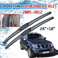 Balais d'essuie-glace avant pour Nissan Pathfinder, accessoires de voiture, pour modèles R51 2005 2006 2007 2
