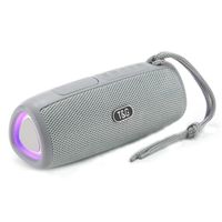 T&G Haut-Parleur Bluetooth Portable 5.1 Enceinte Bluetooth avec Lumière LED TWS Soundbar Système Audio Hi-Fi sans Fil
