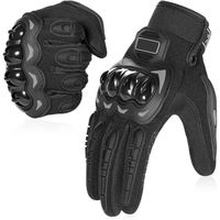 SUPERMOT Gants Moto Homologuée, Gants Écran Tactile, Gants Homme Femme, Protection D3O, Moto, VTT, Motocross, BMX (X-Large