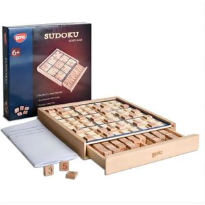 PUZZLE Jeu de Société Sudoku en Bois avec Tiroir - Livre 