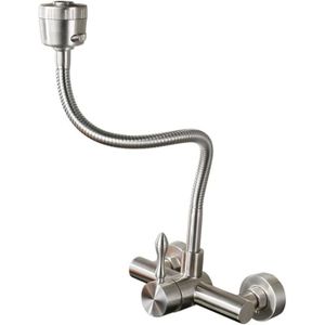 Robinet D'évier à Eau Froide à Fixation Murale, Robinet En Laiton à Poignée Unique Pour évier De Cuisine Jardin Extérieur, 22,9 Cm | Leroy Merlin