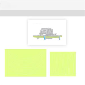 DRONE Vert fluorescent-Accessoires de Drone lumineux pou