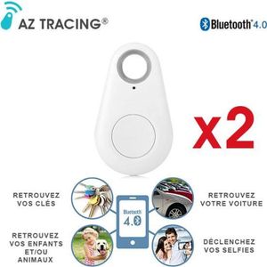 Porte Clé Connecté Android Iphone Télécommande Bluetooth Alarme Anti Perte  Noir Yonis à Prix Carrefour