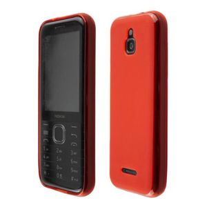 HOUSSE - ÉTUI Nokia 8000 4G, TPU-Housse en rouge, Étui de protec