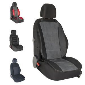 CONFORT AUTO CAR Couvre siège Auto LOOK en similicuir Noir à prix pas cher