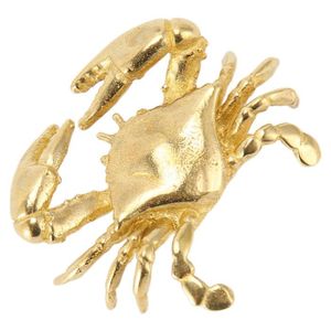 STATUE - STATUETTE Duokon crabe en laiton Figurine de crabe de Style 