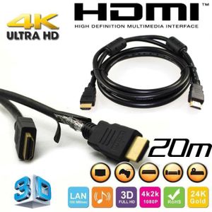 StarTech.com Câble HDMI 2m avec Vis de Fixation - 4K 60Hz HDR