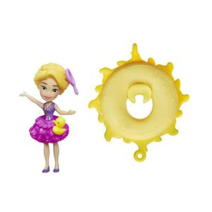 FIGURINE - PERSONNAGE Mini poupée Raiponce Disney Little Kingdom avec bo