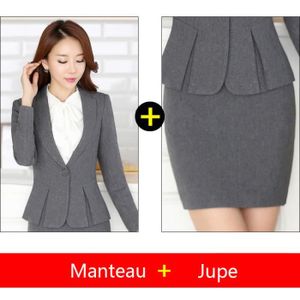 ensemble veste jupe tailleur femme