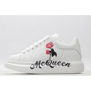 Alexander mcqueen basket femme rouge top