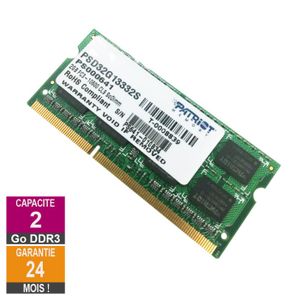 Barrette Mémoire RAM 4Go DDR3 - Pour HP-Compaq SG3-330FR - PC3-10667 (1333 MHz) - Neuf, Garantie à Vie