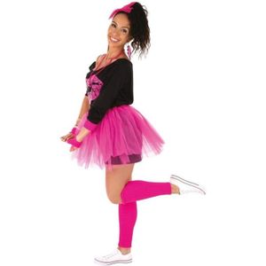 Costume Jogging Prof d'aérobique année 80 fluo