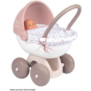 LANDAU - POUSSETTE Landau câlin Baby Nurse pour poupon jusqu'à 42cm - SMOBY - Fabriqué en France