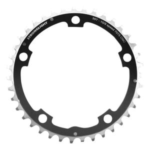 Plateau Route MICHE 5 Branches 130 Mm – 52 Dents, Extérieur, Type Shimano, 9-10v, Argent, Neuf