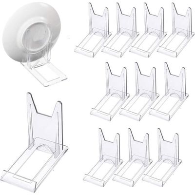 JJWUYUE 6 Pcs Support Assiette en Acrylique, Support de Présentation Transparent, Porte Assiette Chevalets, Présentoir de Supports de Plaque Affichage Decorative pour Téléphones Portables Cartes JJWUYUE 6 Pcs Support Assiette en Acrylique, Support de Présentation Transparent, Porte Assiette Chevalets, Présentoir de Supports de Plaque Affichage Decorative pour Téléphones Portables Cartes