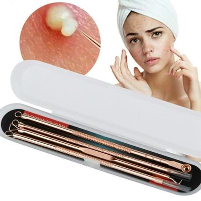Kit De 4 Extracteurs à Points Noirs - Aiguille à Comédons Et Acné - Soin Du Visage