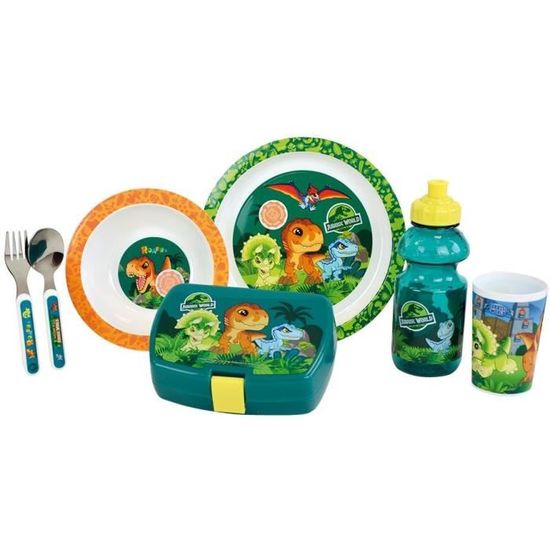 Lot Vaisselle Enfant Danseuse Ballerine - Gourde 350ml, Boîte Goûter & Sac Isotherme 5L Réutilisable