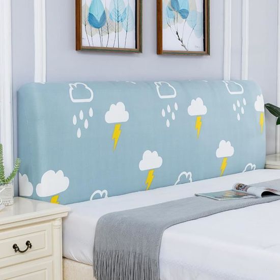 Housse De Tête De Lit Matelassée épaisse, Housse De Tête De Lit Extensible Et Douce, Protection Universelle Contre La Poussière En Peluche Courte Pour La Décoration De La Chambre, Gris Rose, 160