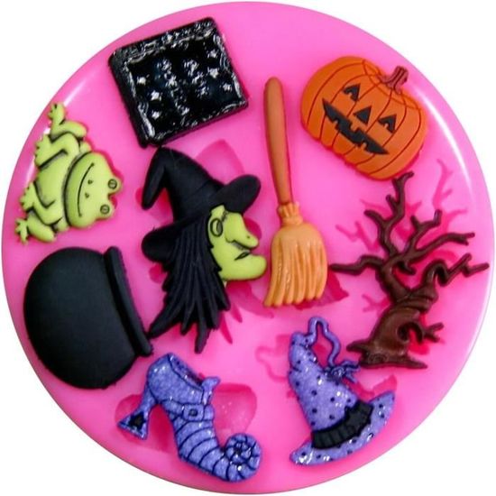 Moules En Silicone Citrouille Pour Halloween - Décorations DIY En Plâtre Ou Résine