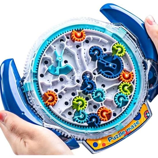 YWBL-WH Boule de Labyrinthe à gravité 3D, Jeu de Puzzle éducatif pour l'exercice Mental, Développe la Coordination œil-Main pour Les Enfants et Les